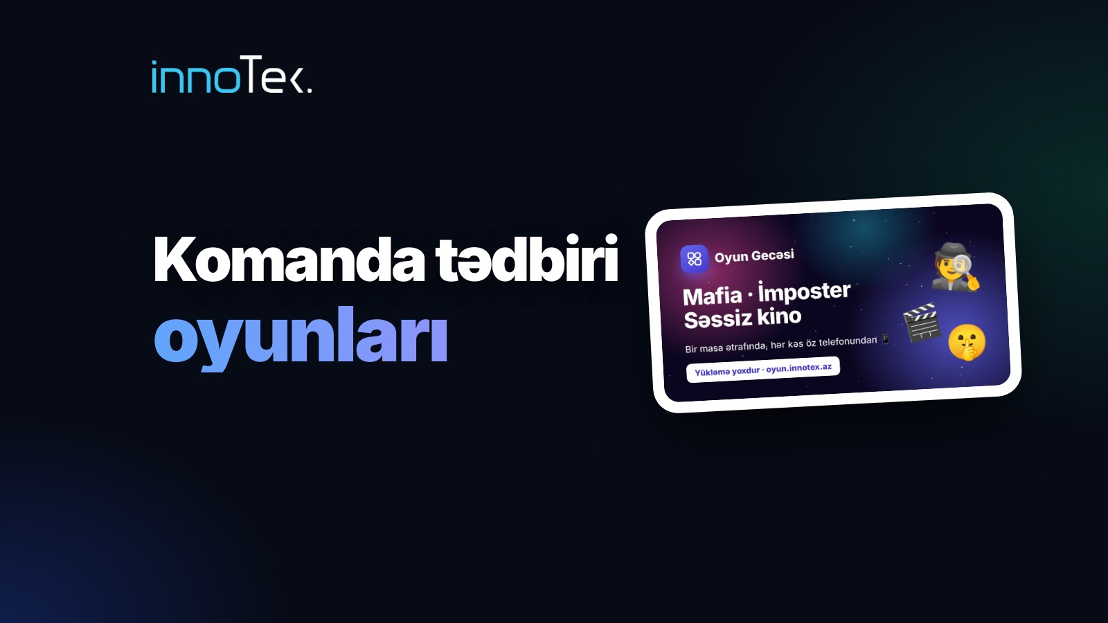 Komanda tədbiri üçün telefon oyunları — Oyun Gecəsi