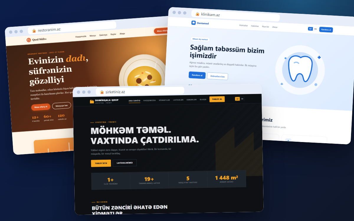 Şirkət Saytı Hazırlanması – Sizə Özəl Veb Sayt